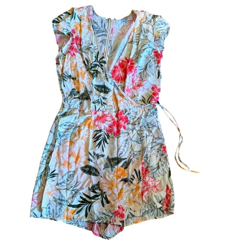 LOFT Outlet Floral Skirt Romper Lightweight Feminine Summer‎ Size 10